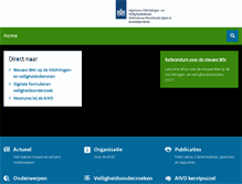 Tablet Screenshot of aivd.nl